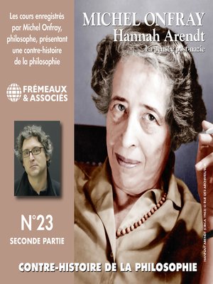 cover image of Contre-histoire de la philosophie (Volume 23.2)--Hannah Arendt. La pensée post-nazie 2